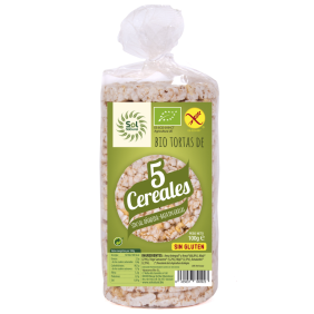 Tortetes Cinc Cereals S/G 100g